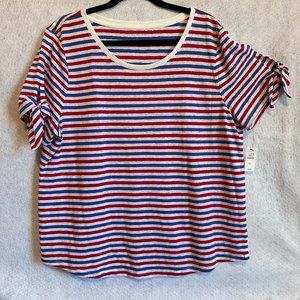 Talbots Linen Slub Tee